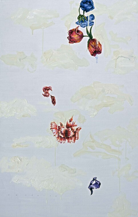 2013, Untitled, Mixed Media on Canvas, 100x65cm