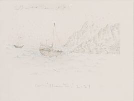 Saheb qaran, watercolor on paper, 15.5x20.5, 2025